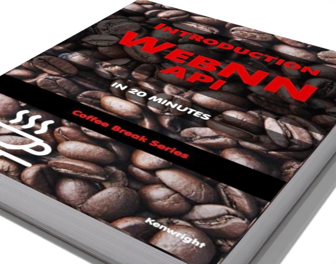 Introduction to WebNN API in 20 Minutes - Coffee Book Series (Paperback) on a shelf